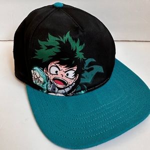 MY HERO ACADEMIA MEN'S CAP HAT Japan Anime MANGA Izuku Midoriya Cartoon
